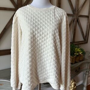 Women's Cream Sweater Workshop New